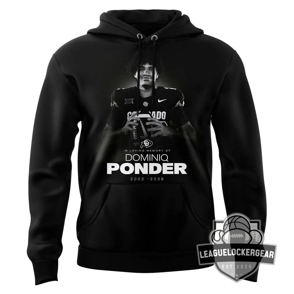 Colorado Buffaloes Dominiq Ponder Memorial Hoodie