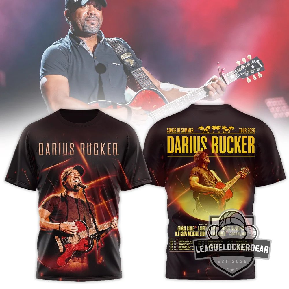 Darius Rucker Songs Of Summer Tour 2026 T-Shirt