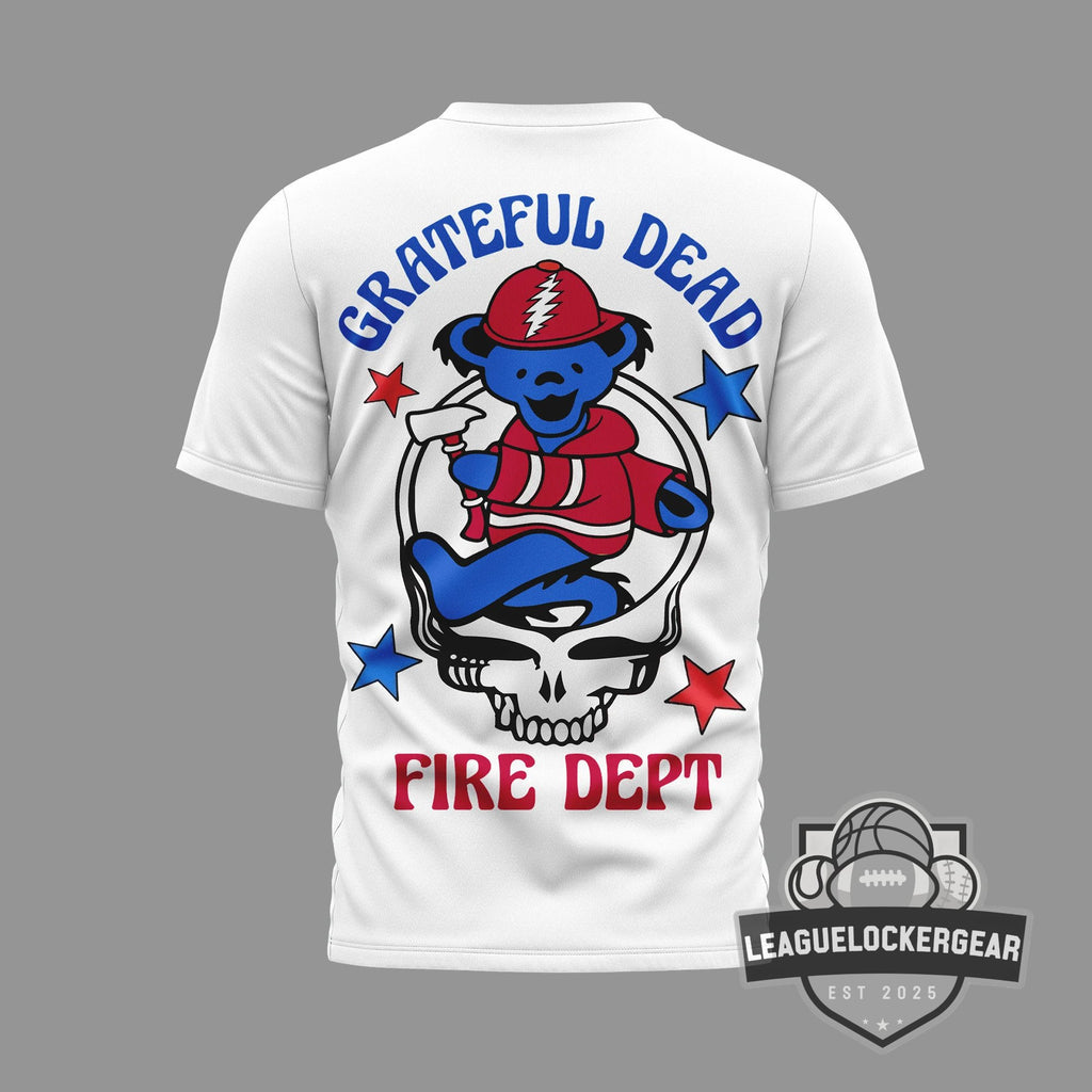 Grateful Dead Firefighter Fire Dept T-Shirt