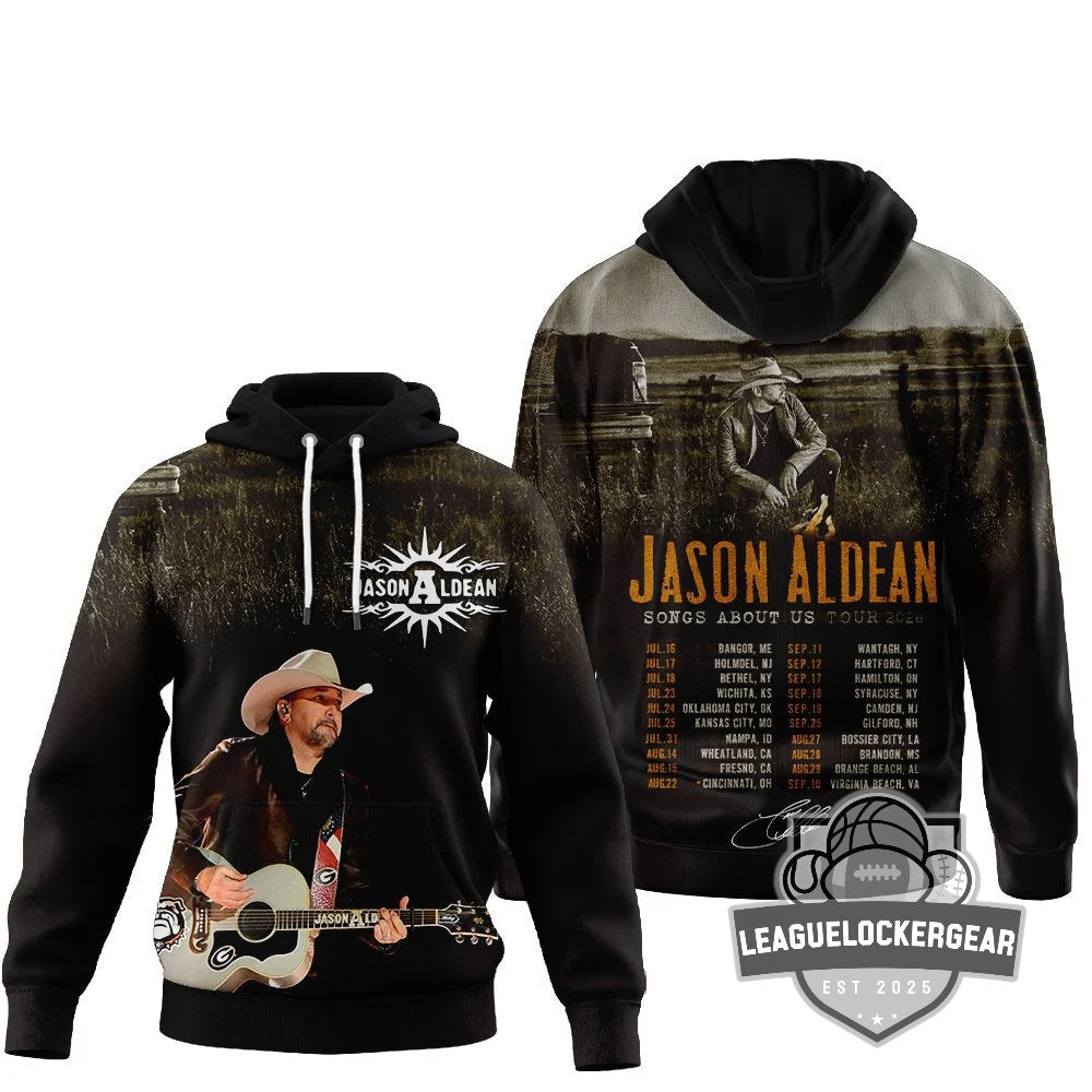 Jason Aldean Songs About Us Tour 2026 3D Hoodie