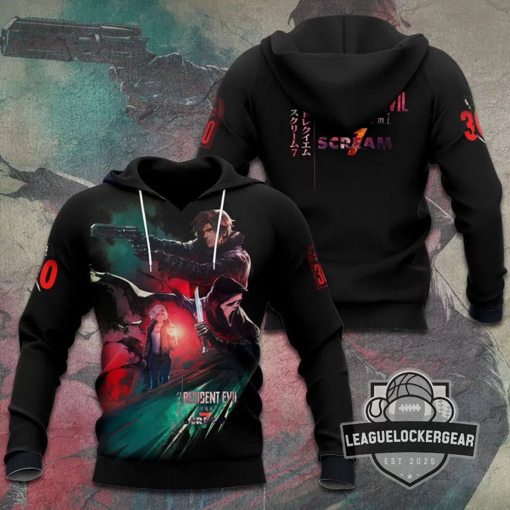 Resident Evil Requiem x Scream 30th Anniversary Hoodie