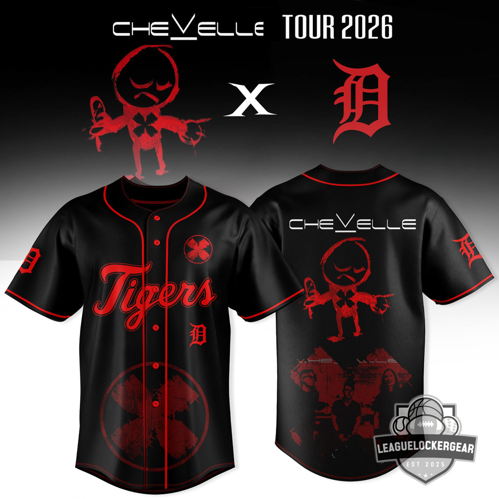 Chevelle Detroit Tigers Tour 2026 Baseball Jersey