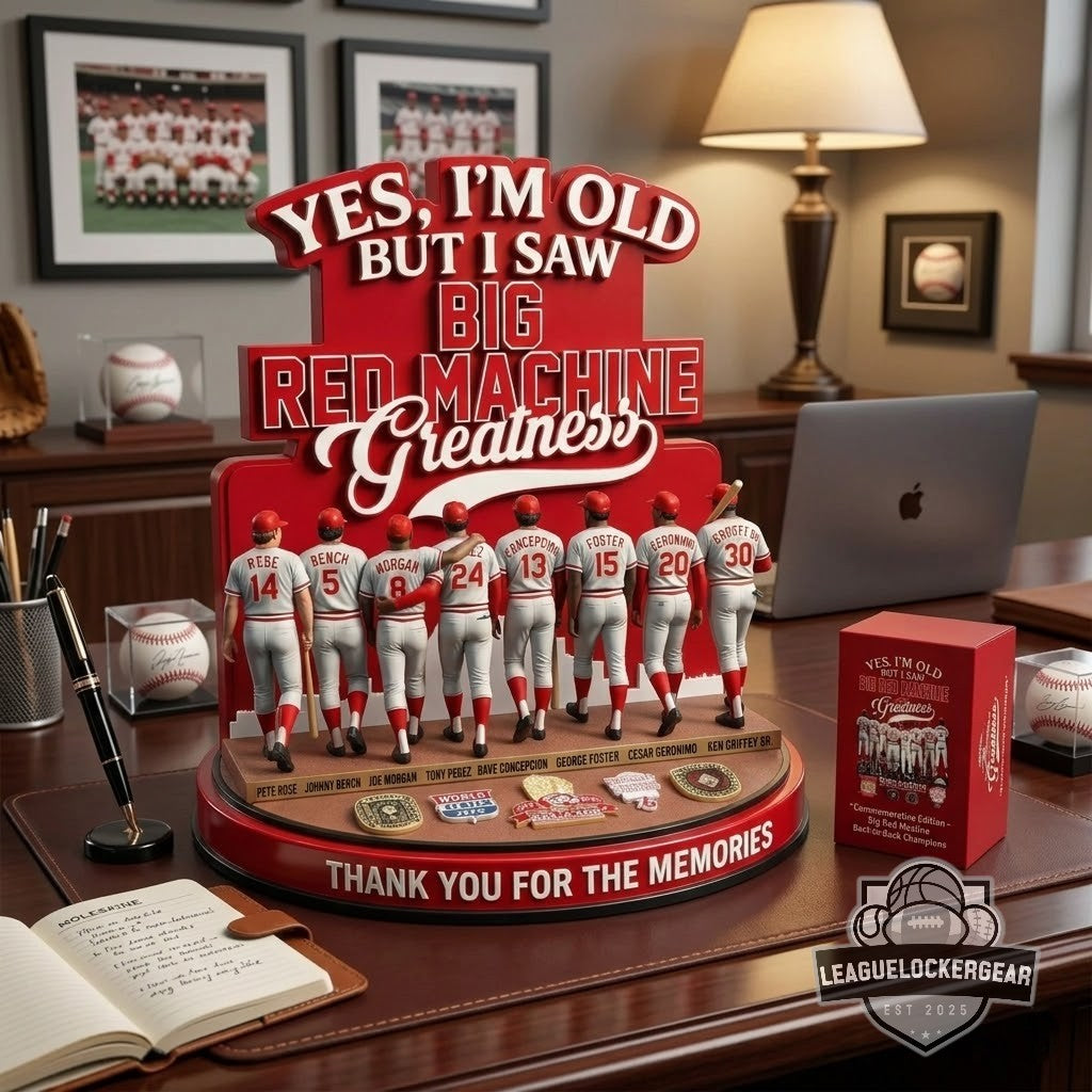 Cincinnati Reds Big Red Machine World Series Champions Acrylic Plaque