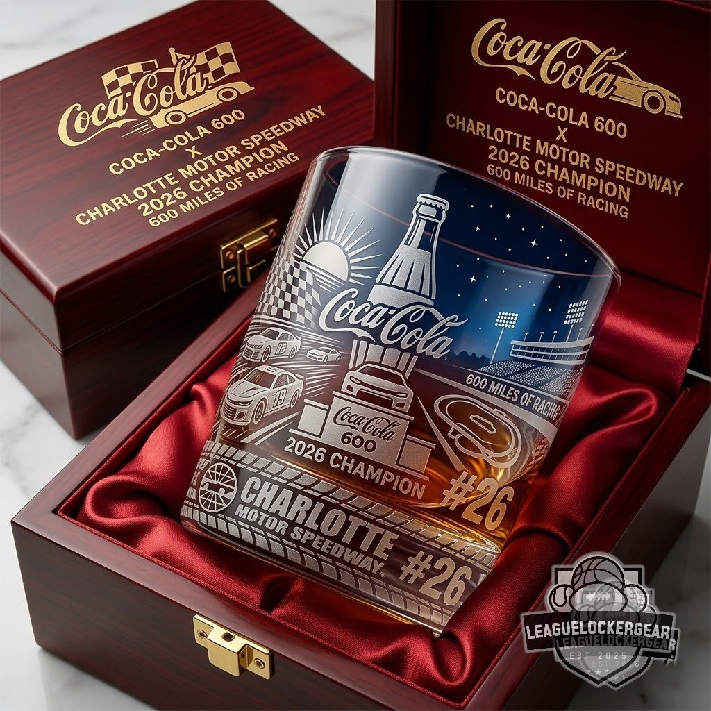 CocaCola 600 2026 Champion Whiskey Glass