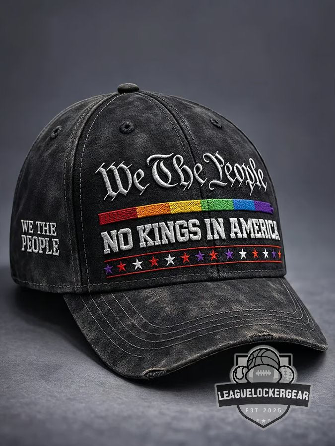 We The People No Kings In America Distressed Hat