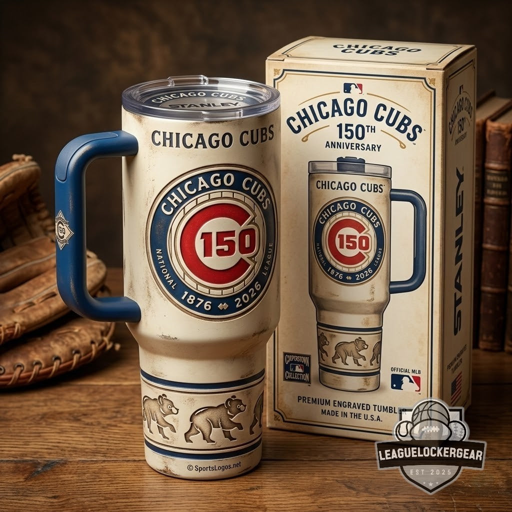 Chicago Cubs 150th Anniversary 1876-2026 Stanley Tumbler