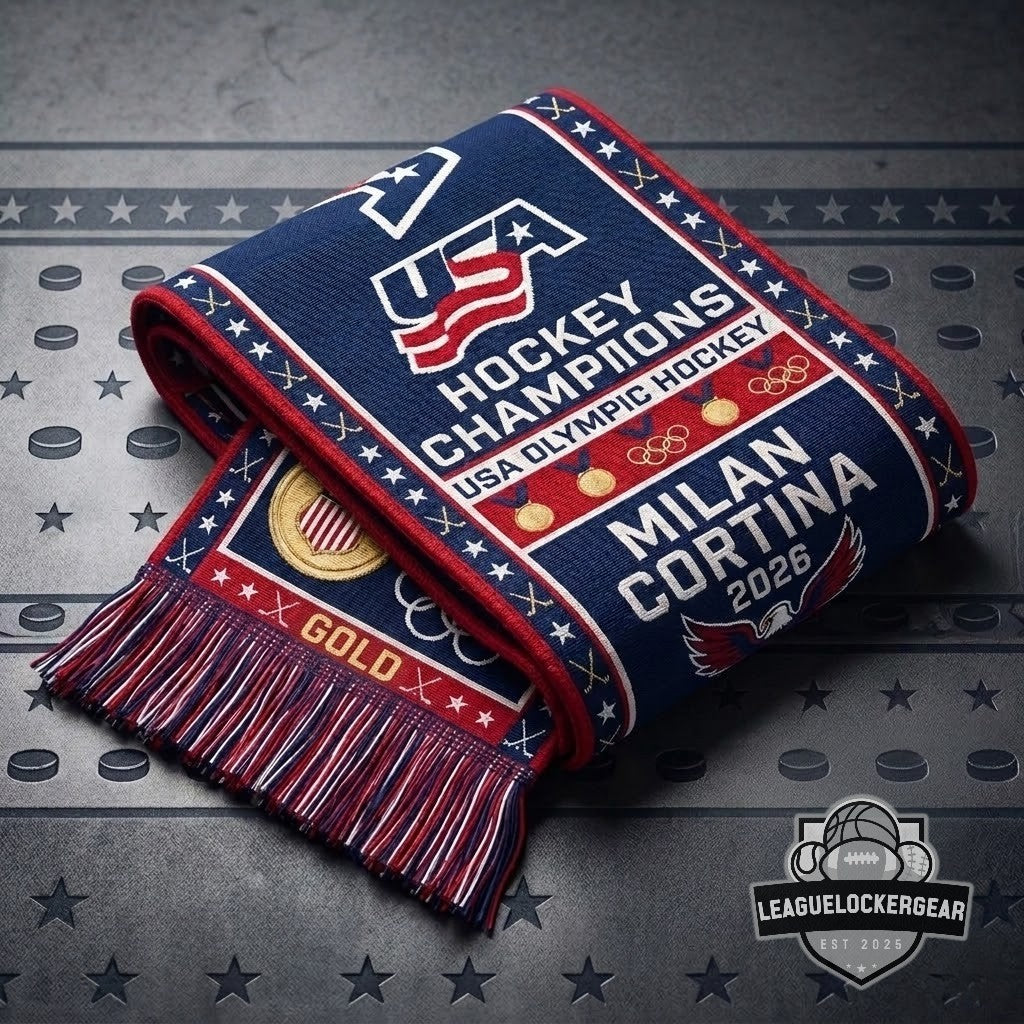 Team USA Hockey Milan Cortina 2026 Olympic Champions Scarf