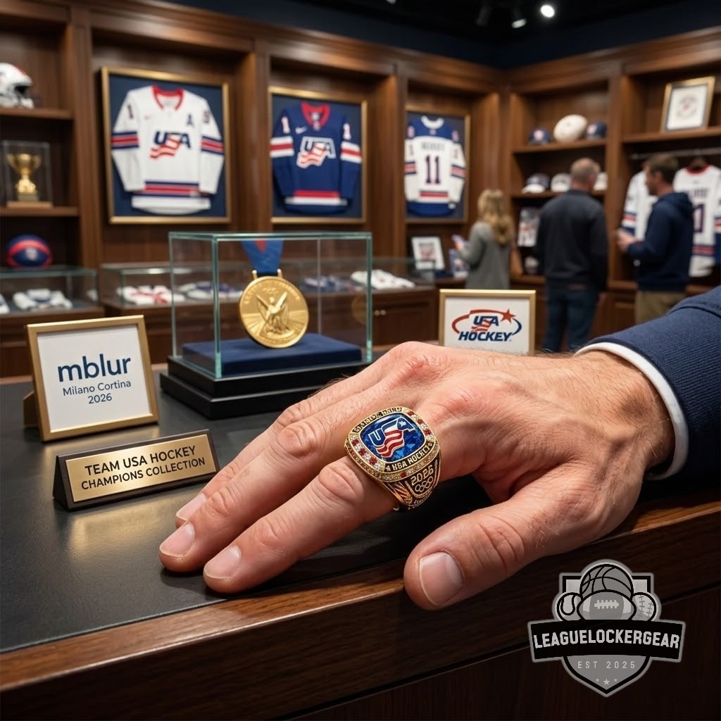 USA Hockey 2026 Milano Cortina Olympic Gold Champions Ring