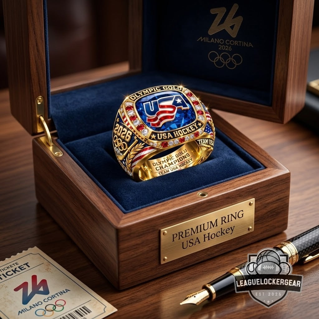 USA Hockey 2026 Milano Cortina Olympic Gold Champions Ring