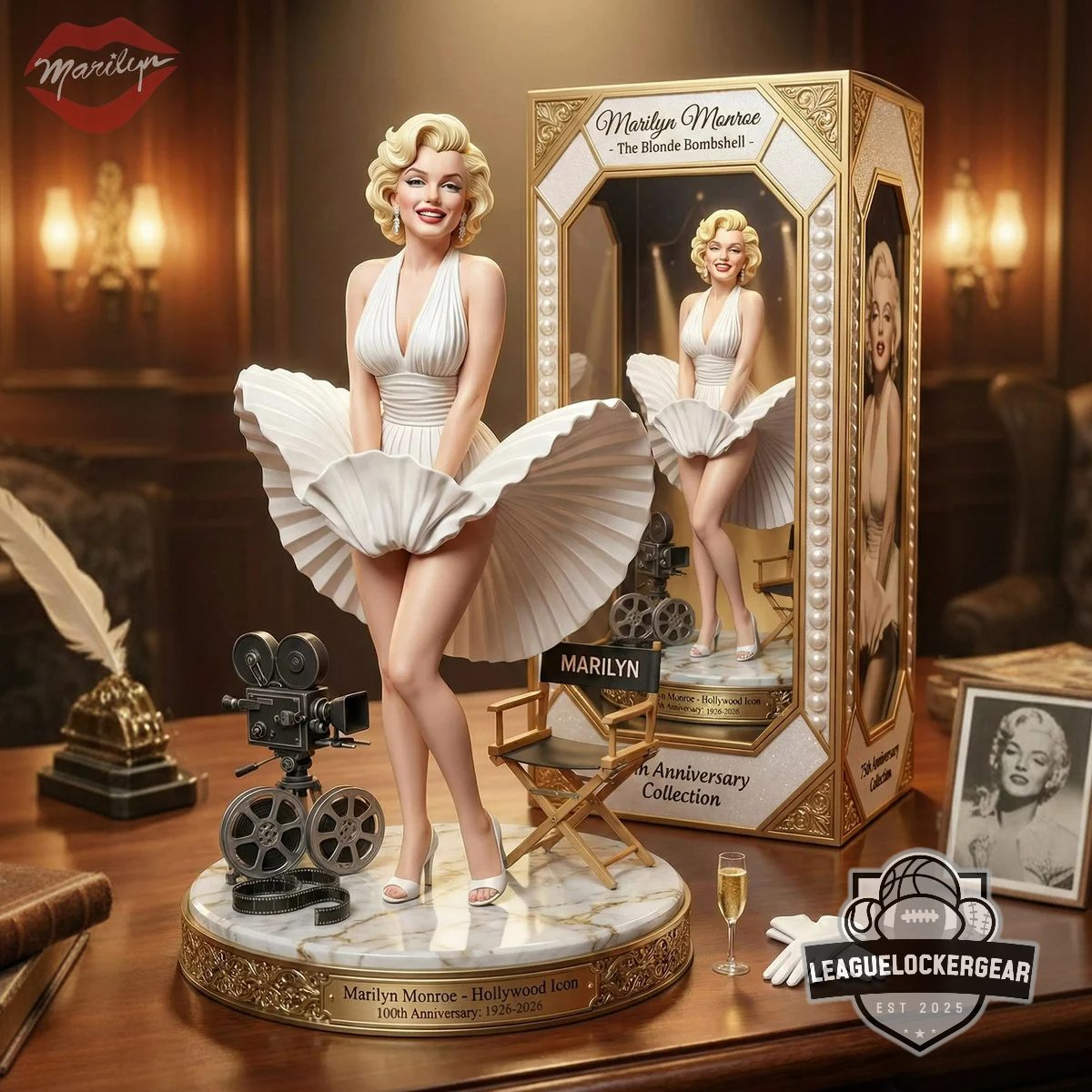 Marilyn Monroe 100th Anniversary Hollywood Acrylic Plaque
