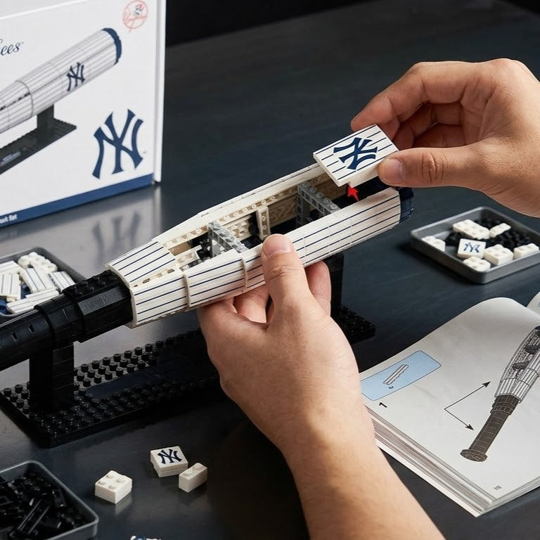 New York Yankees Baseball Bat Building Blocks Set