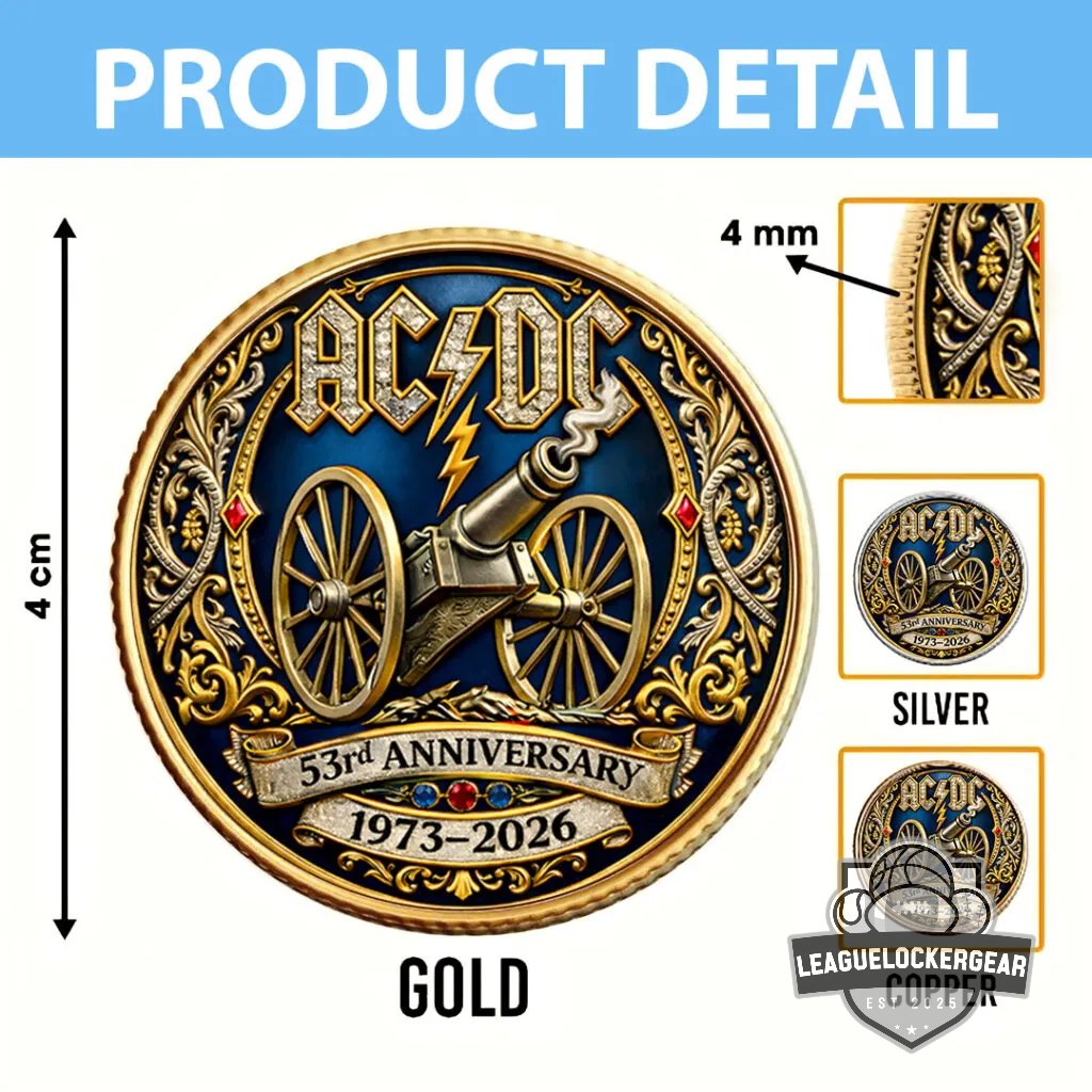 AC/DC 53rd Anniversary 1973-2026 For Those About to Rock Commemorative Coin