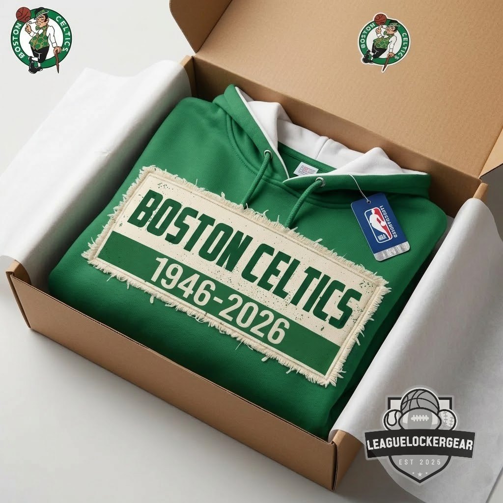 Boston Celtics 80th Anniversary 1946-2026 Hoodie
