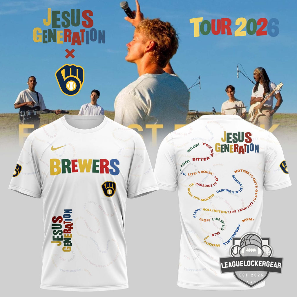 Milwaukee Brewers Jesus Generation Tour 2026 Baseball Jersey