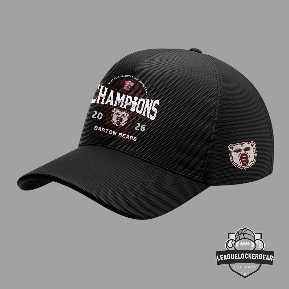 Barton Bears Arkansas 2A Boys Basketball State Champions 2026 T-Shirt