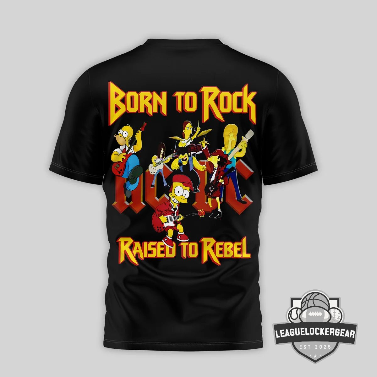 AC/DC The Simpsons Highway To Hell T-Shirt