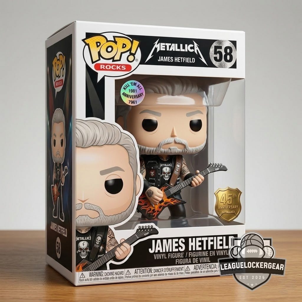 James Hetfield Metallica 45th Anniversary Funko Pop