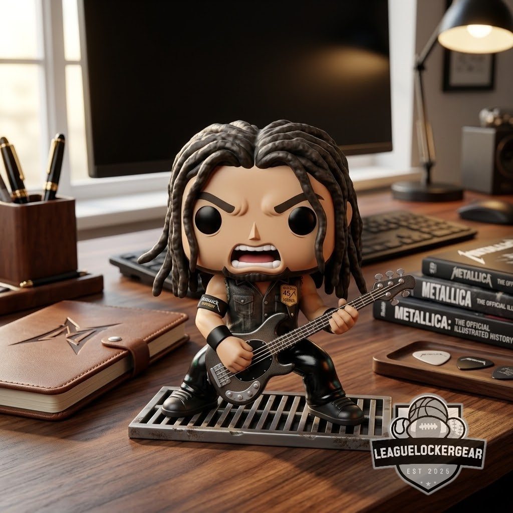 Metallica Robert Trujillo 45th Anniversary Funko Pop Rocks Vinyl Figure