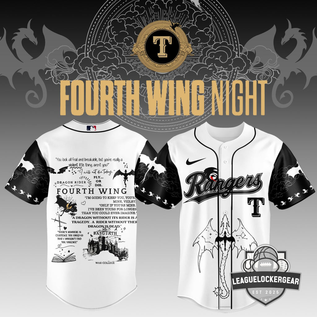 Texas Rangers Fourth Wing Night Baseball Jersey