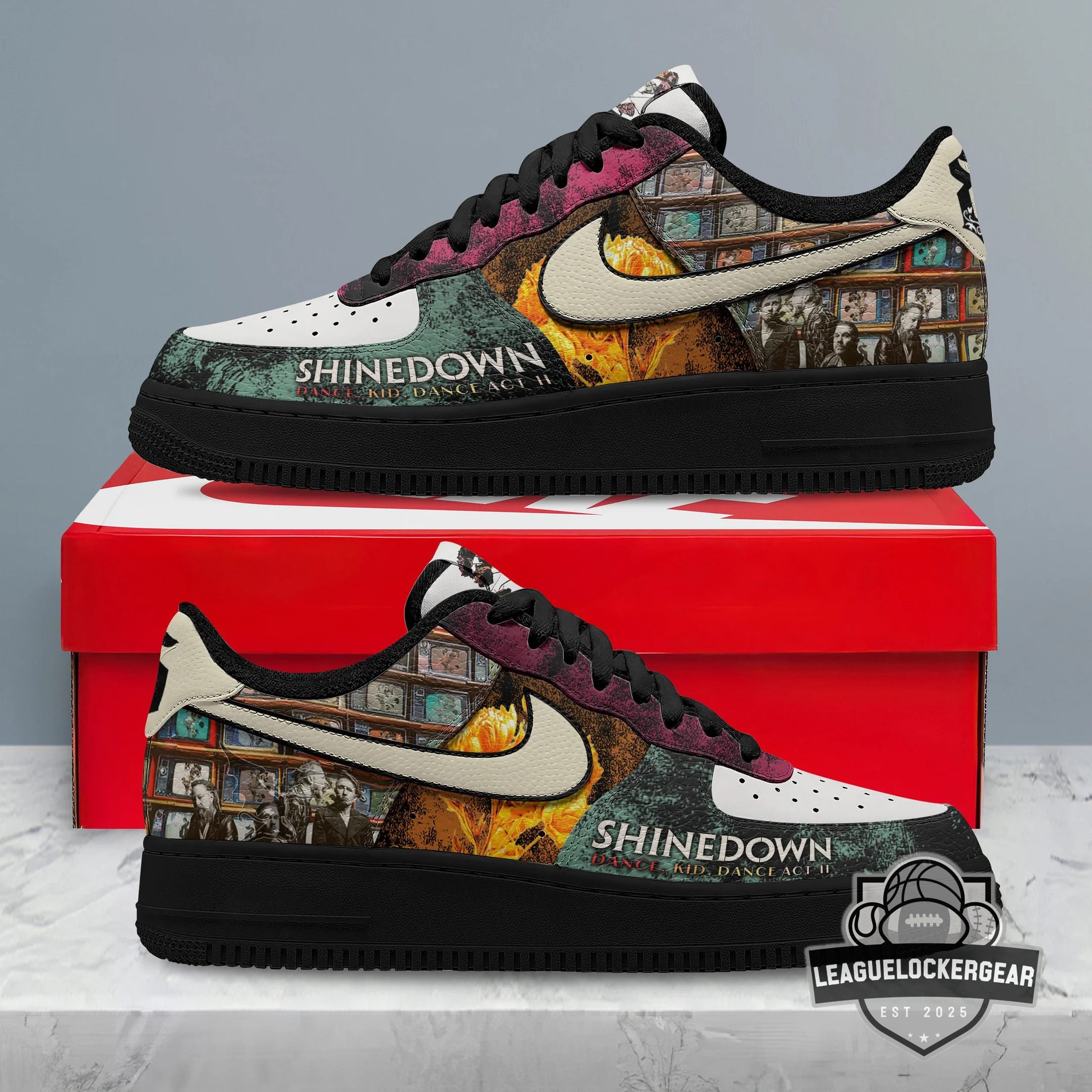 Shinedown Dance Kid Dance Act II Air Force 1 Shoes