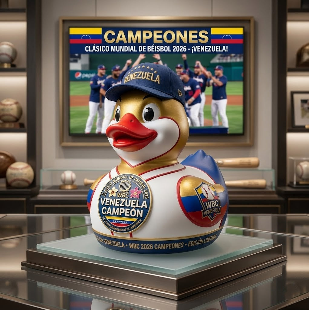 Venezuela Baseball WBC 2026 Champions Rubber Duck