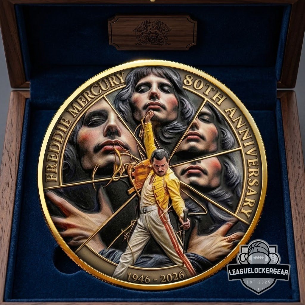 Freddie Mercury 80th Anniversary 1946-2026 Commemorative Coin