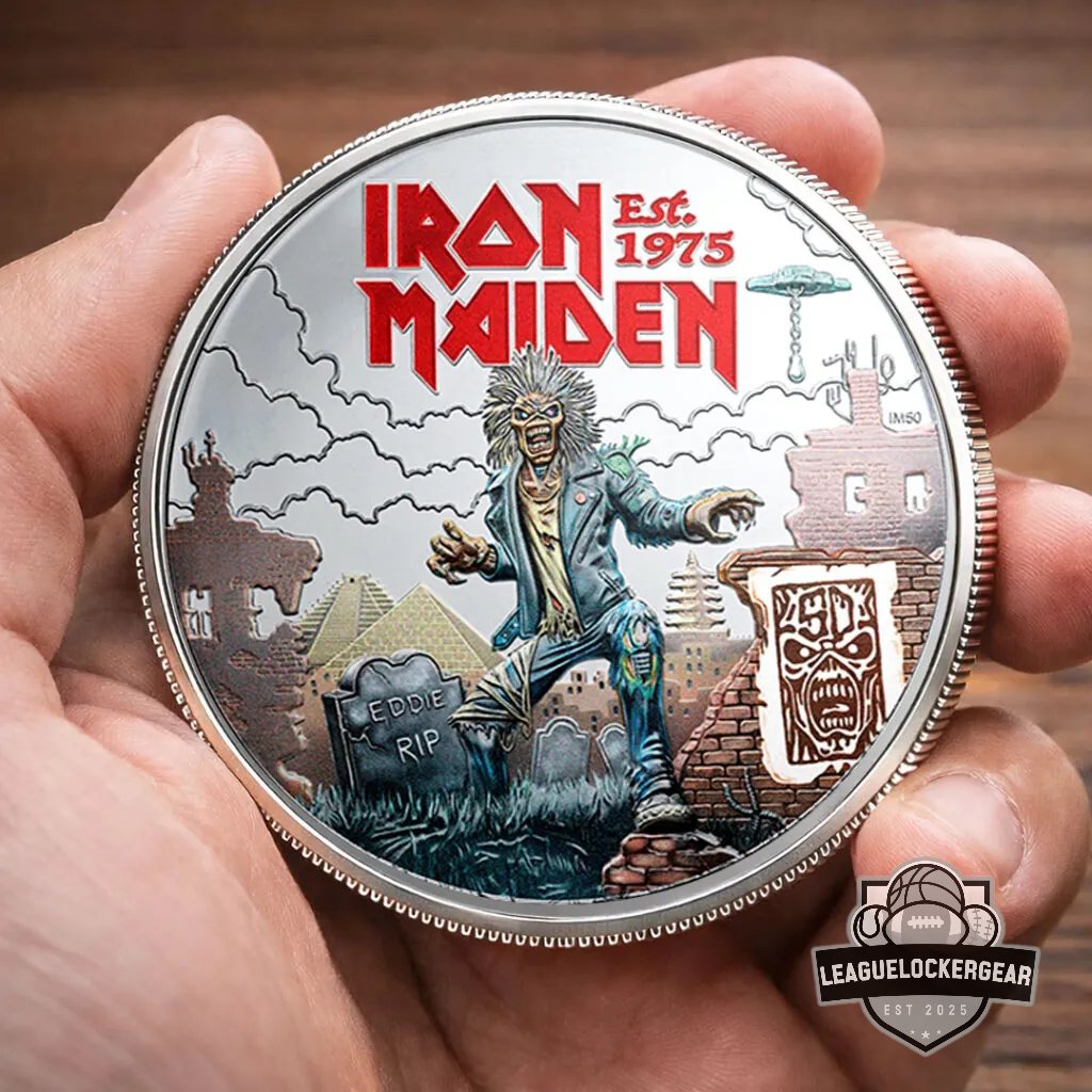 Iron Maiden 50th Anniversary Est 1975 Collectible Coin