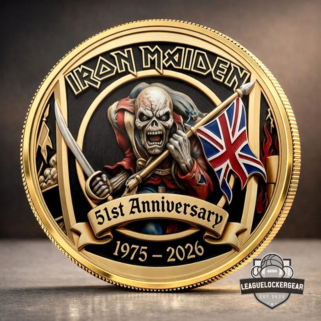 Iron Maiden 51st Anniversary The Trooper Commemorative Coin