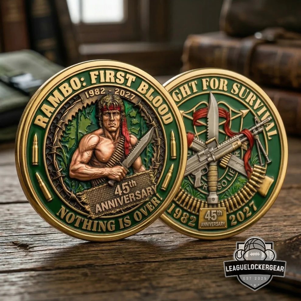 Rambo First Blood 45th Anniversary Challenge Coin