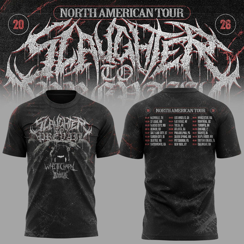 Slaughter To Prevail North American Tour 2026 T-Shirt