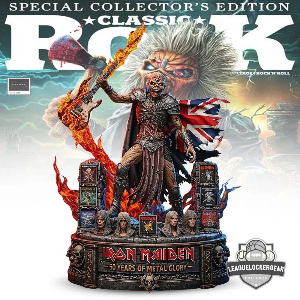 Iron Maiden 50 Years Of Metal Glory Collectible Statue