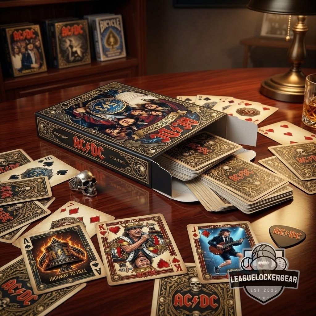 AC/DC 53rd Anniversary Highway to Hell Playing Cards