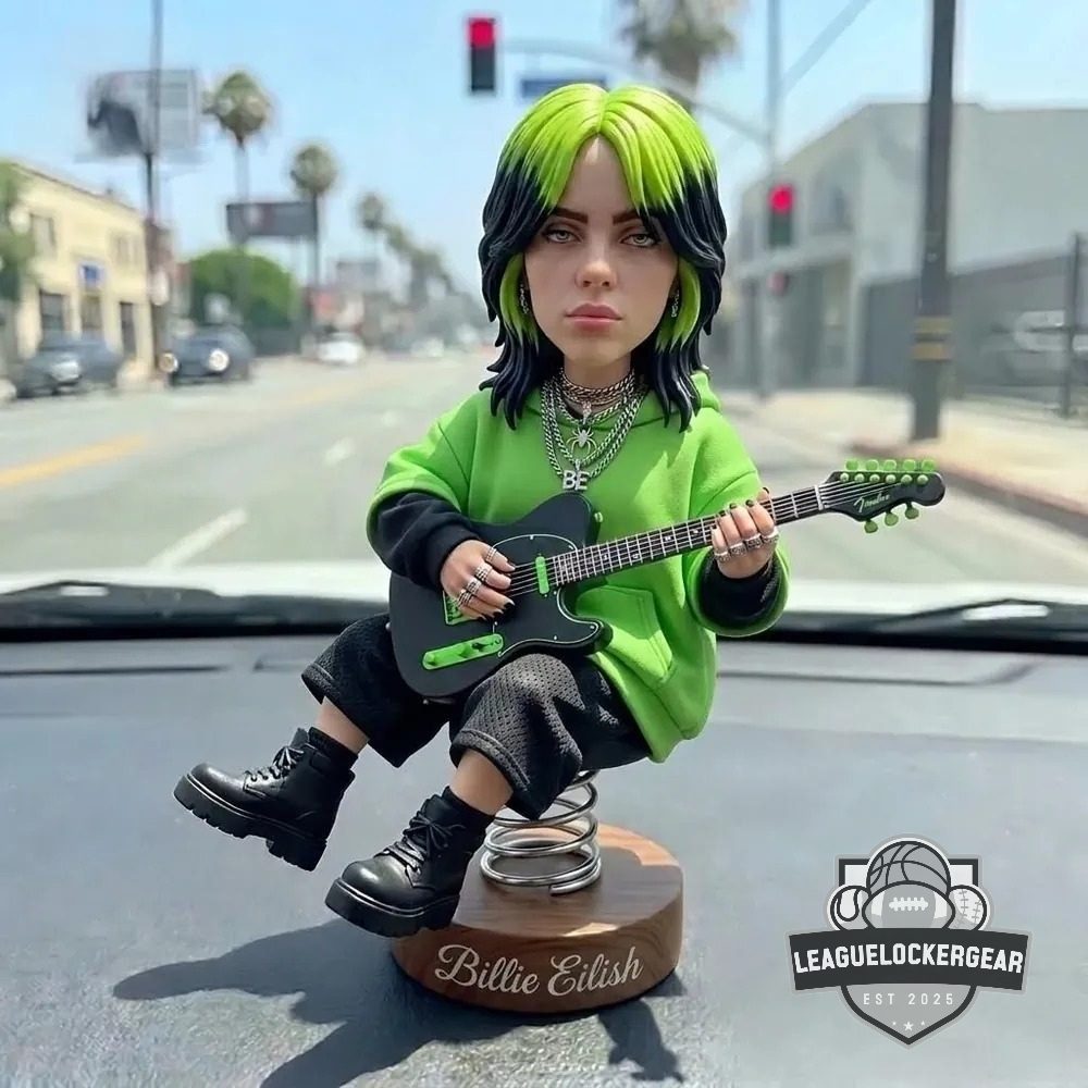 Billie Eilish Decor Car Dashboard Bobblehead