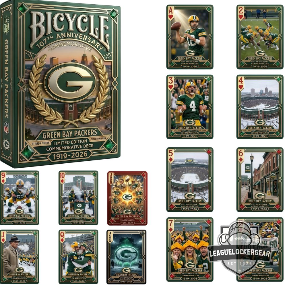 Green Bay Packers 107th Anniversary Commemorative Deck