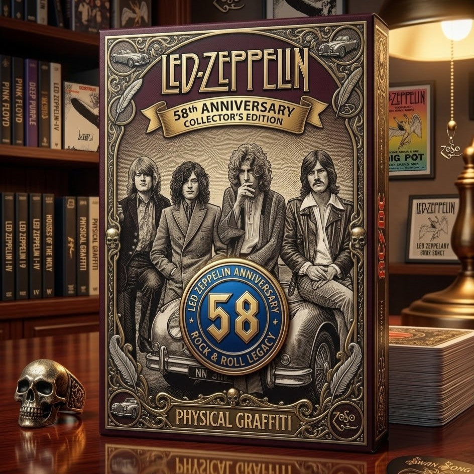 Led Zeppelin 58th Anniversary Playing Cards