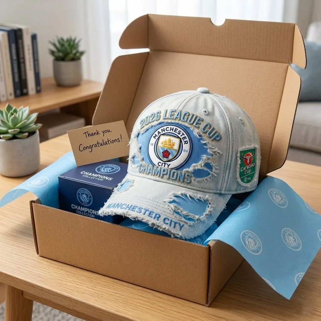 Manchester City 2026 League Cup Champions Cap