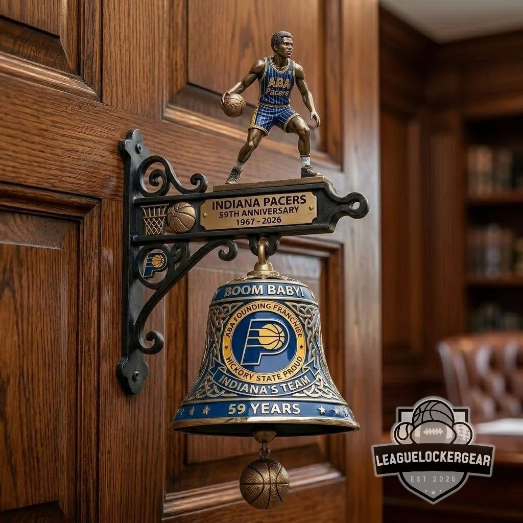 Indiana Pacers 59th Anniversary Wall Bell