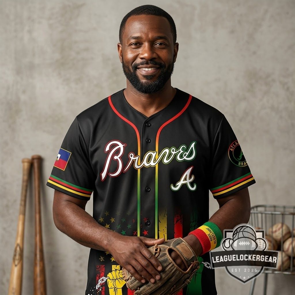 Atlanta Braves Juneteenth Freedom Day Baseball Jersey