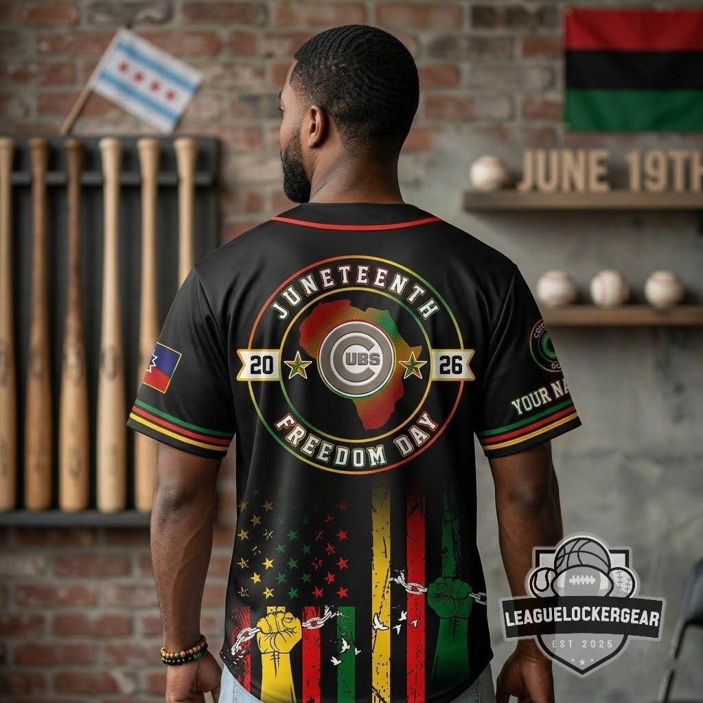 Chicago Cubs Juneteenth Freedom Day 2026 Baseball Jersey