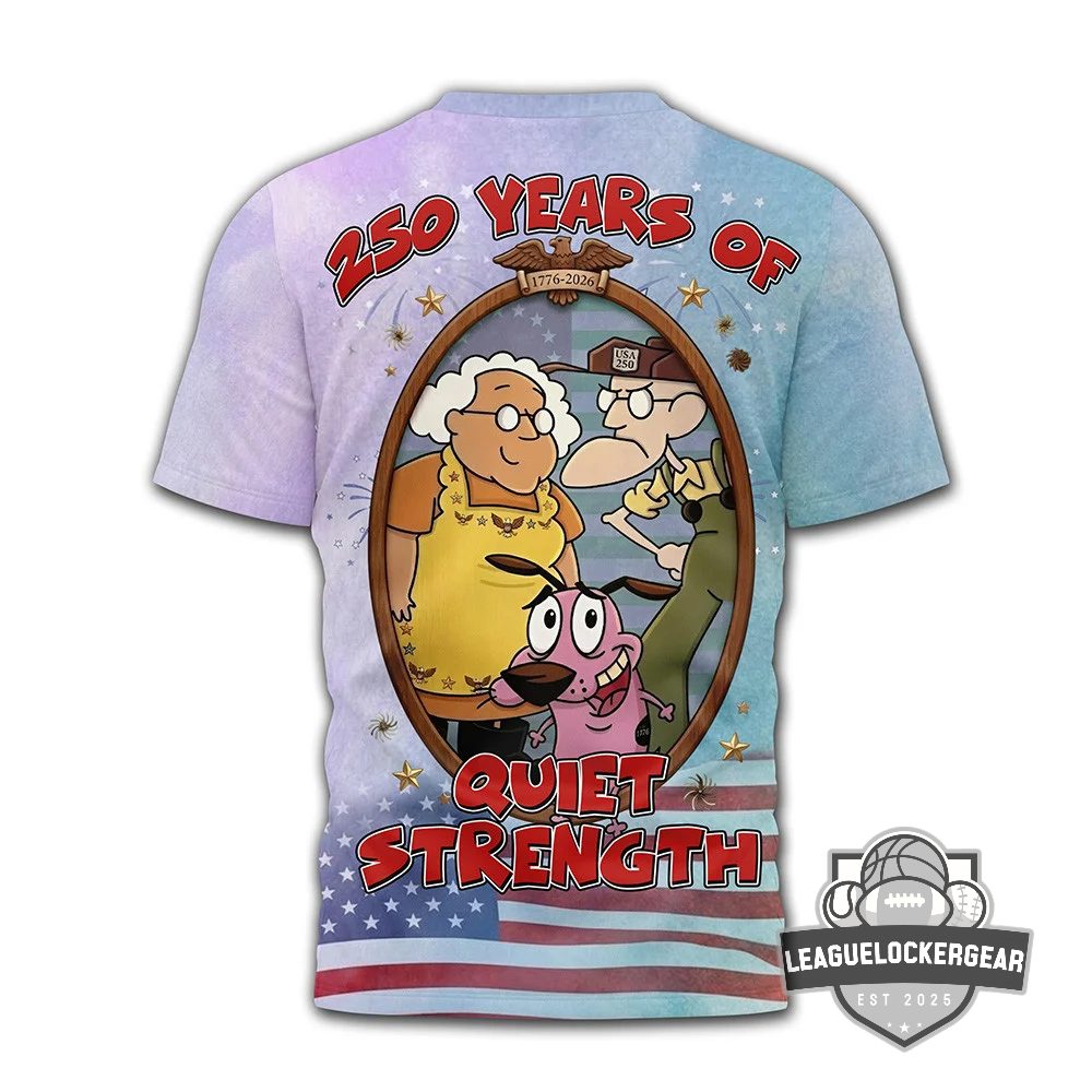 Courage the Cowardly Dog 250 Years Anniversary T-Shirt