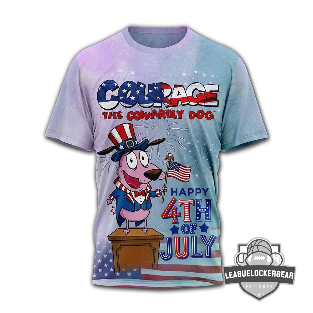 Courage the Cowardly Dog 250 Years Anniversary T-Shirt