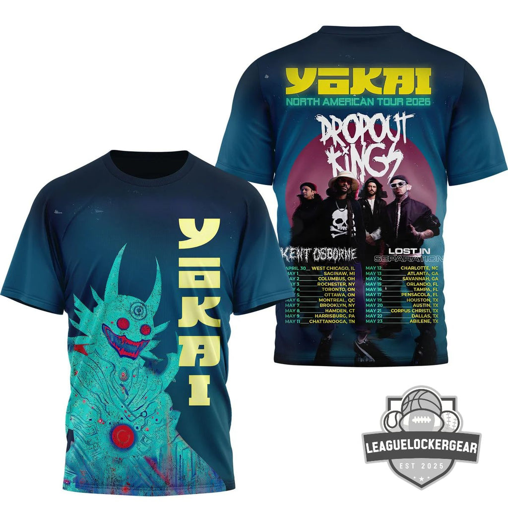 Dropout Kings Yokai North American Tour 2026 T-Shirt