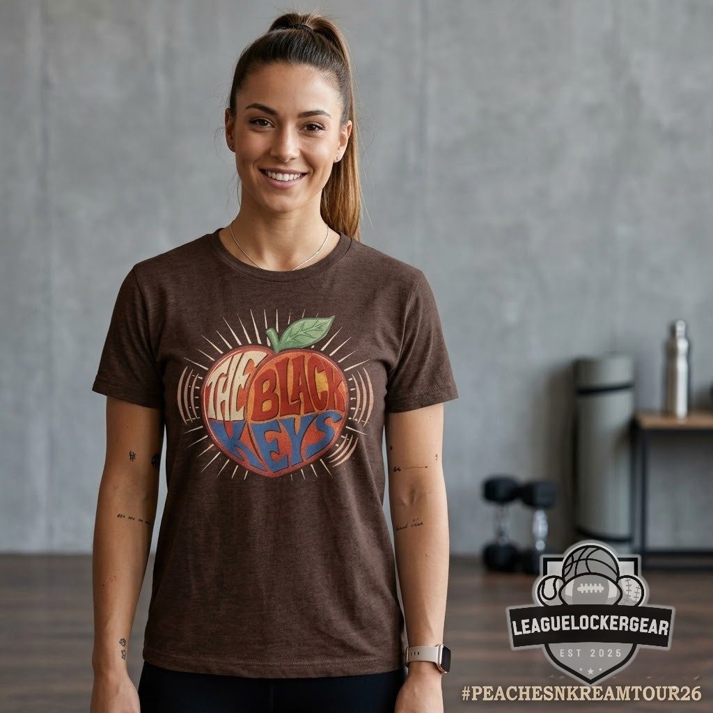 The Black Keys Peaches ‘n’ Kream World Tour ’26 T-Shirt