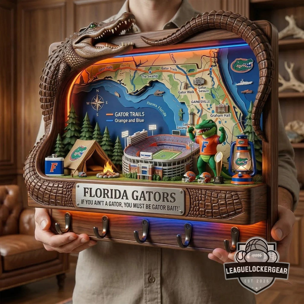Florida Gators Wall Decor Key Holder