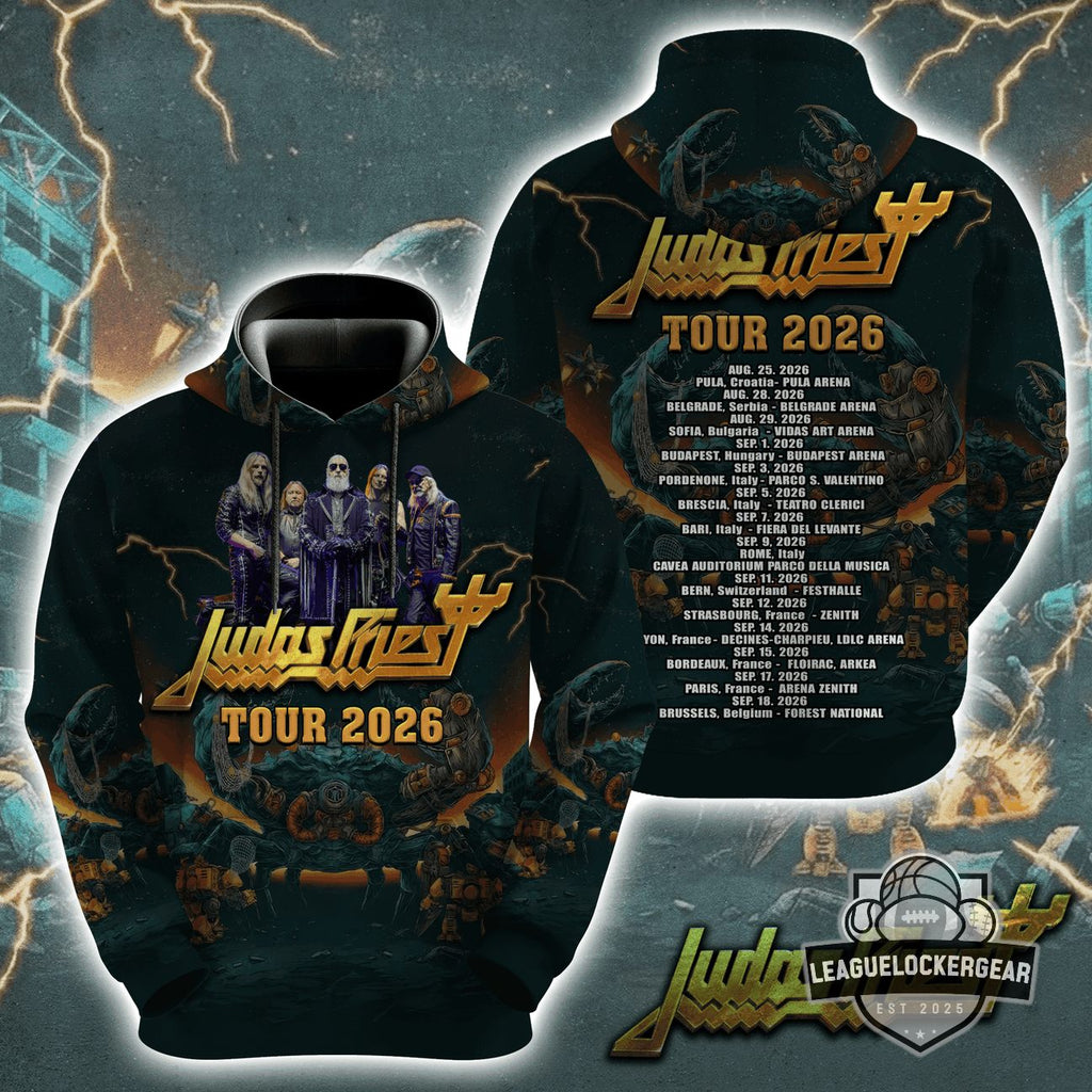 Judas Priest Tour 2026 Hoodie