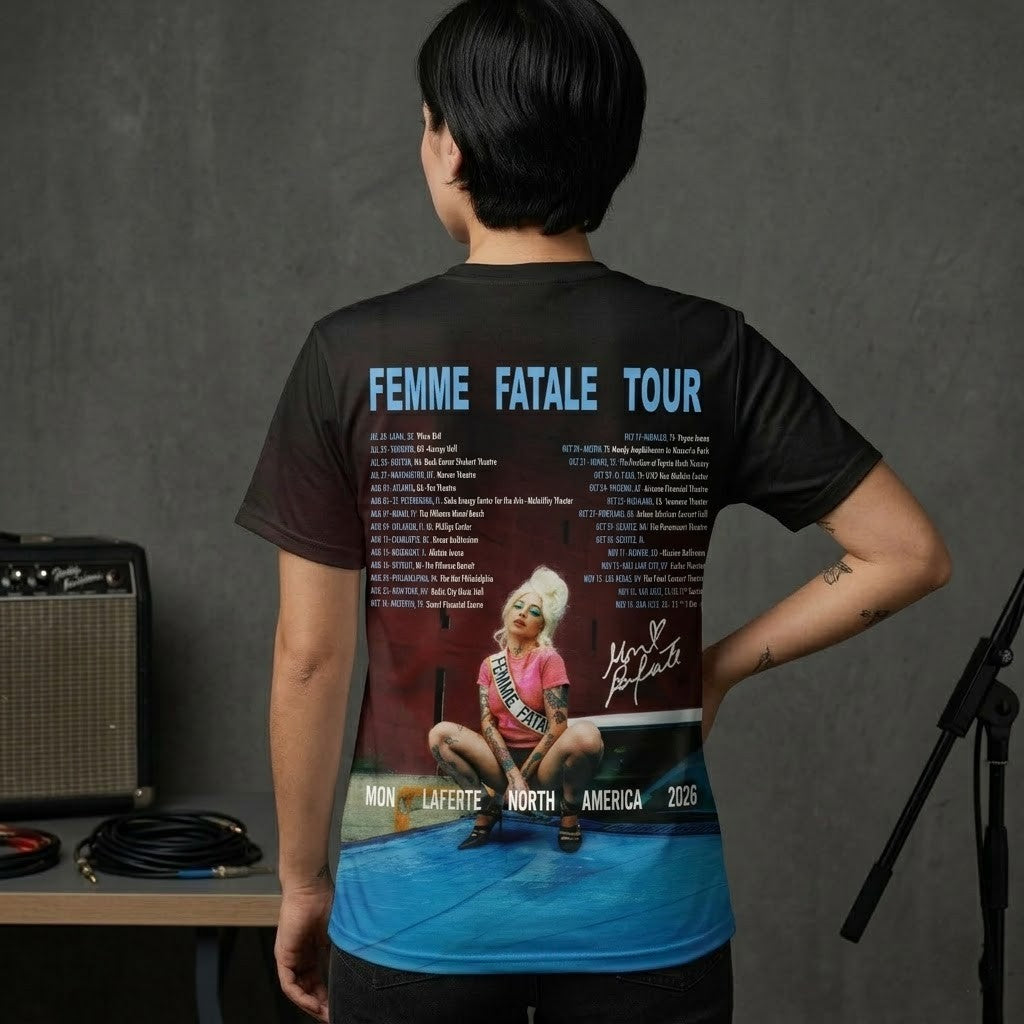 Mon Laferte Femme Fatale Tour 2026 T-Shirt