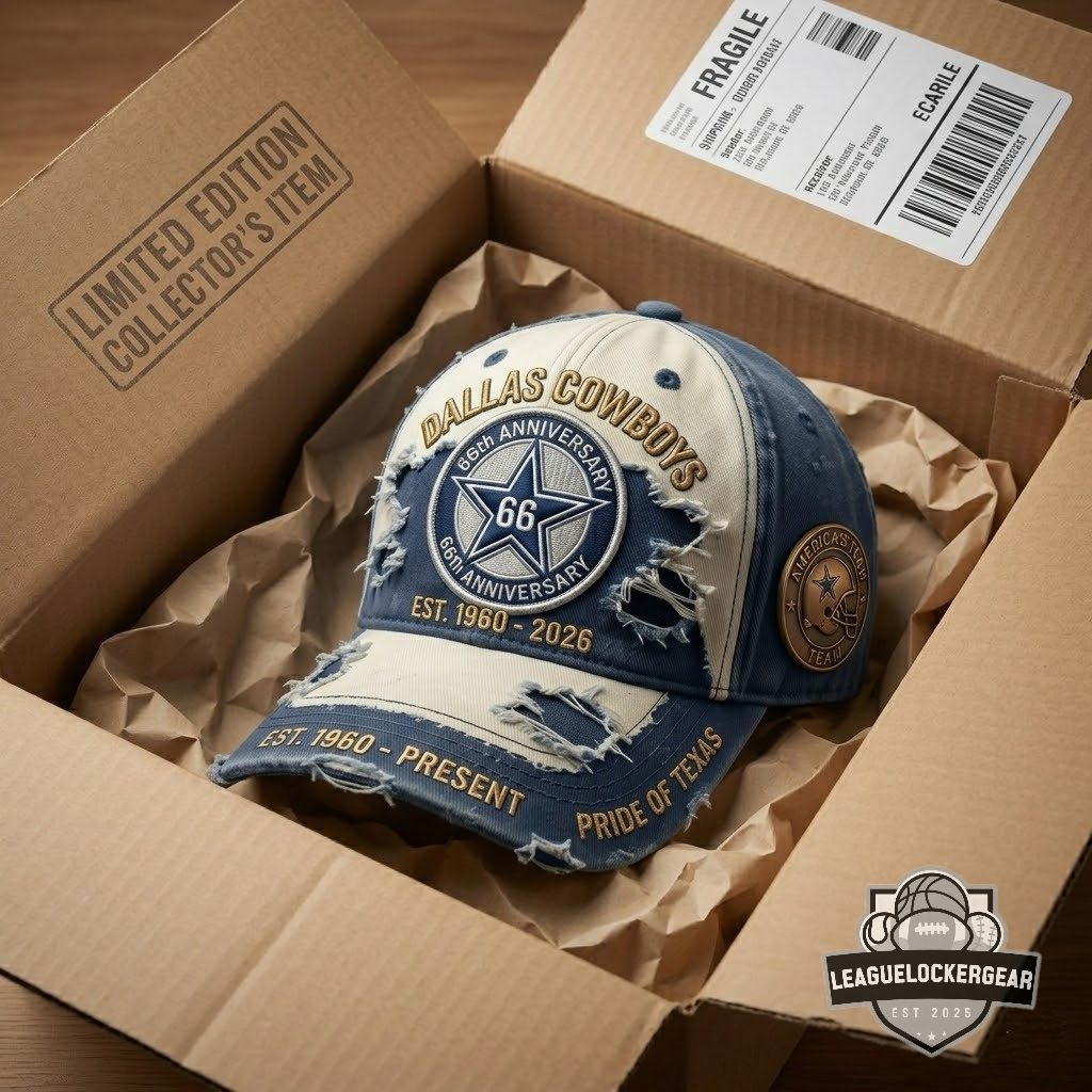 Dallas Cowboys 66th Anniversary 1960-2026 Cap Hat