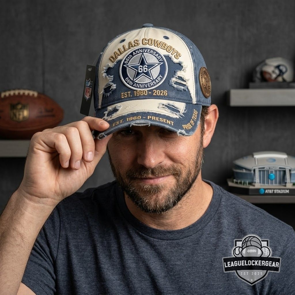 Dallas Cowboys 66th Anniversary 1960-2026 Cap Hat