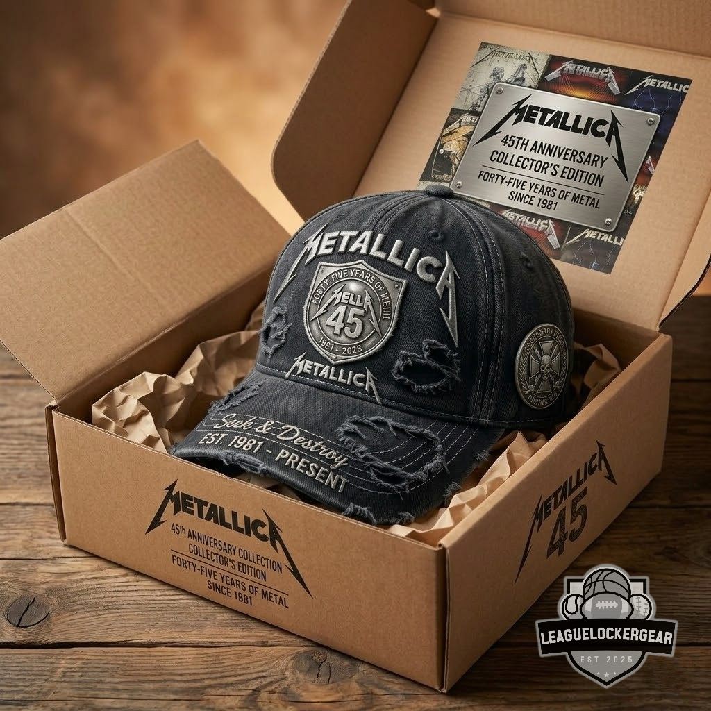 Metallica 45th Anniversary Baseball Cap
