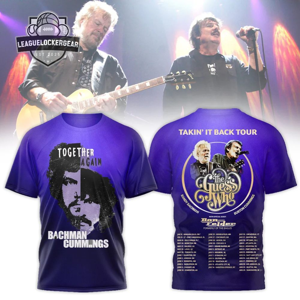 Bachman Cummings Together Again Takin’ It Back Tour T-Shirt